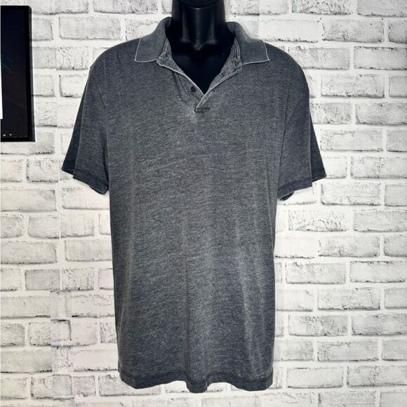 Lucky Brand Ultra Soft Gray Polo Shirt Size XL - Picture 1 of 5